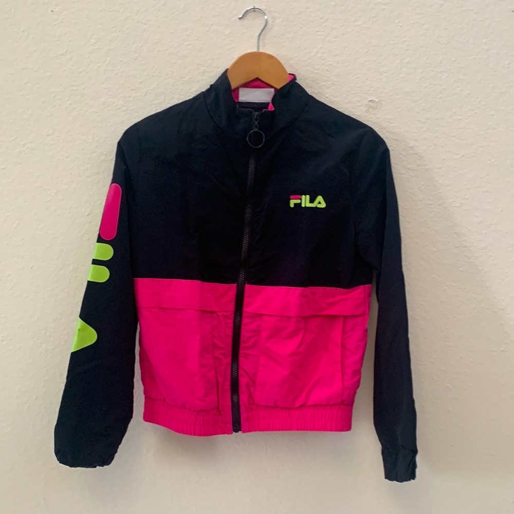 Vintage Trendy Women’s Fila Wind Breaker Jacket XS